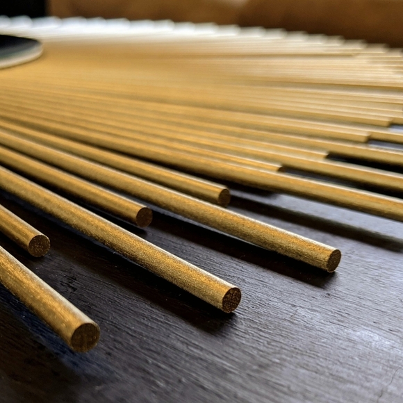 35" Gold Sunburst Mirror Decorative Wall Mirror Home Decor - Picture 5 of 8